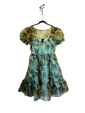 green emerald velvet dress Sweetie Mesh Column Midi Shapewear Dress - Floral Ambrosia